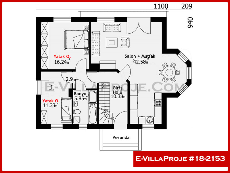 Ev Villa Proje #18 - 2153