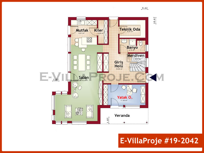 Ev Villa Proje #19 - 2042