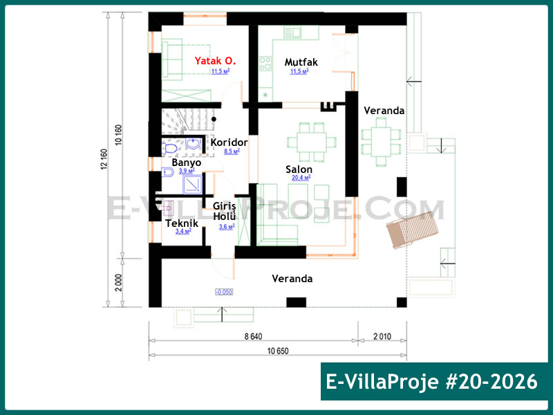 Ev Villa Proje #20 - 2026