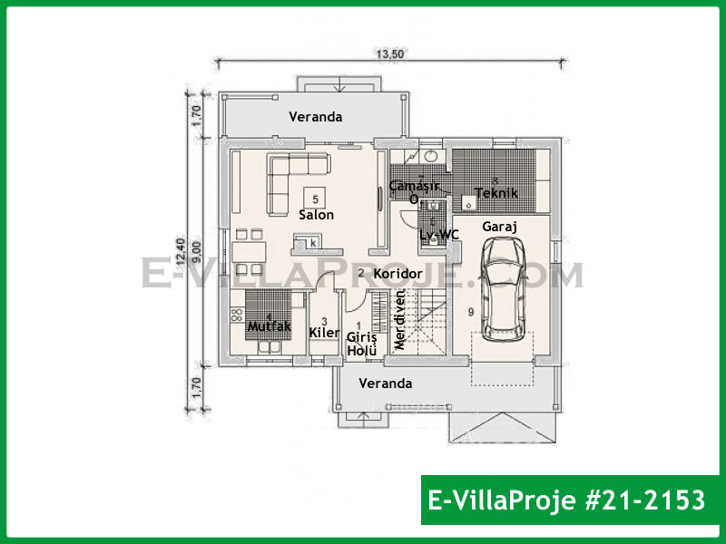 Ev Villa Proje #21 - 2153