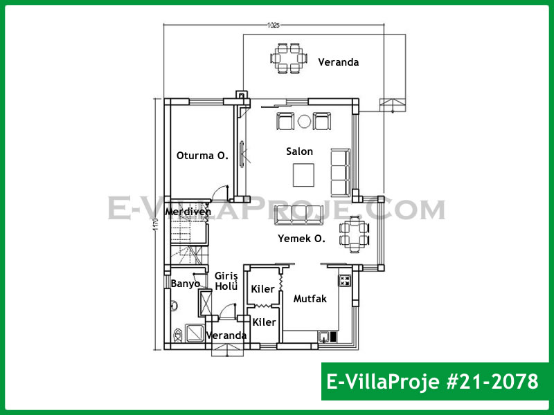 Ev Villa Proje #21 - 2078
