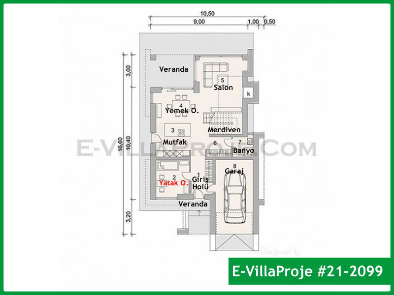 Ev Villa Proje #21 - 2099