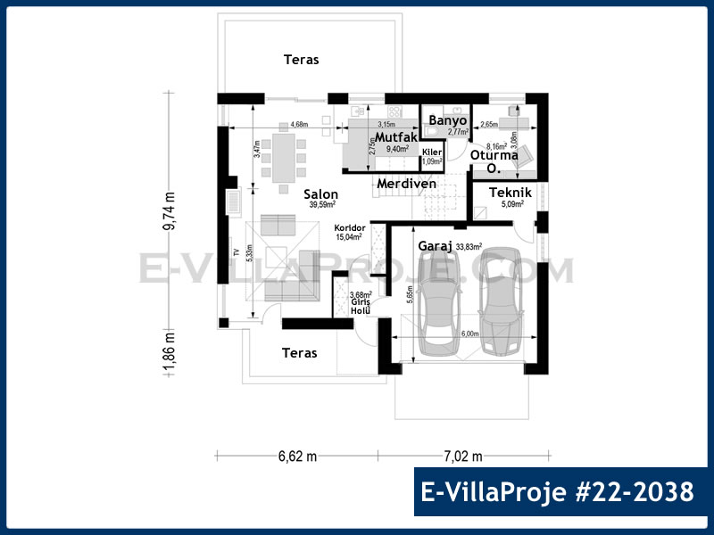 Ev Villa Proje #22 - 2038