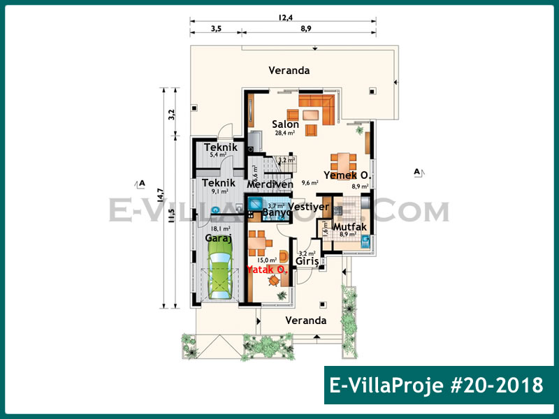 Ev Villa Proje #20 - 2018