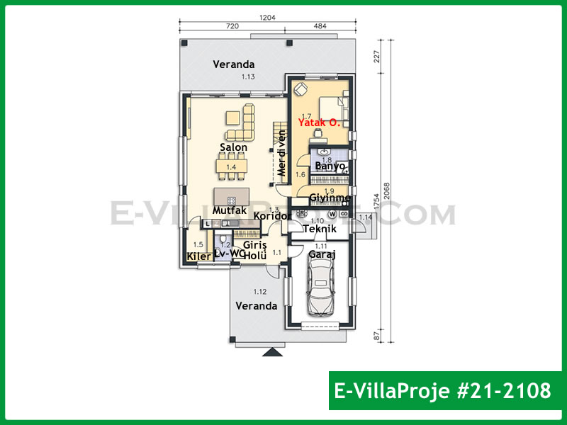 Ev Villa Proje #21 - 2108