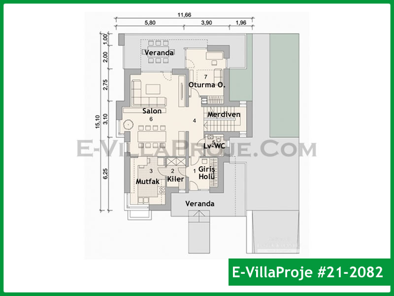 Ev Villa Proje #21 - 2082
