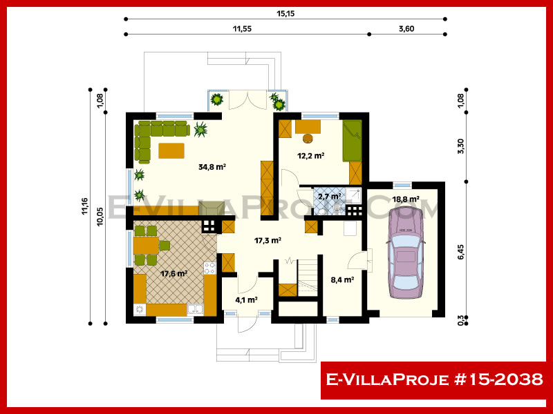 Ev Villa Proje #15 - 2038