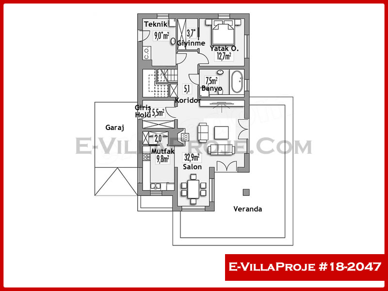Ev Villa Proje #18 - 2047