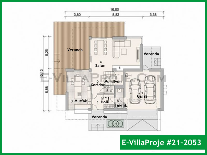 Ev Villa Proje #21 - 2053