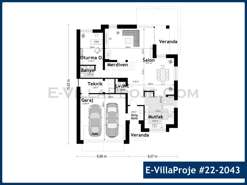 Ev Villa Proje #22 - 2043