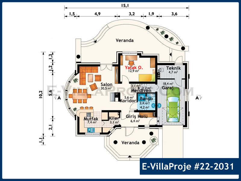 Ev Villa Proje #22 - 2031