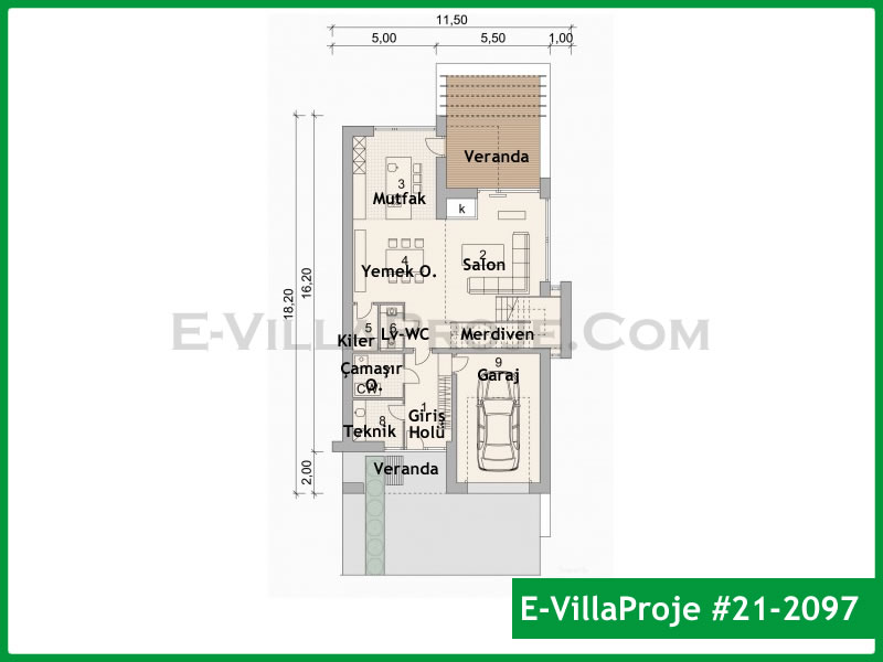 Ev Villa Proje #21 - 2097