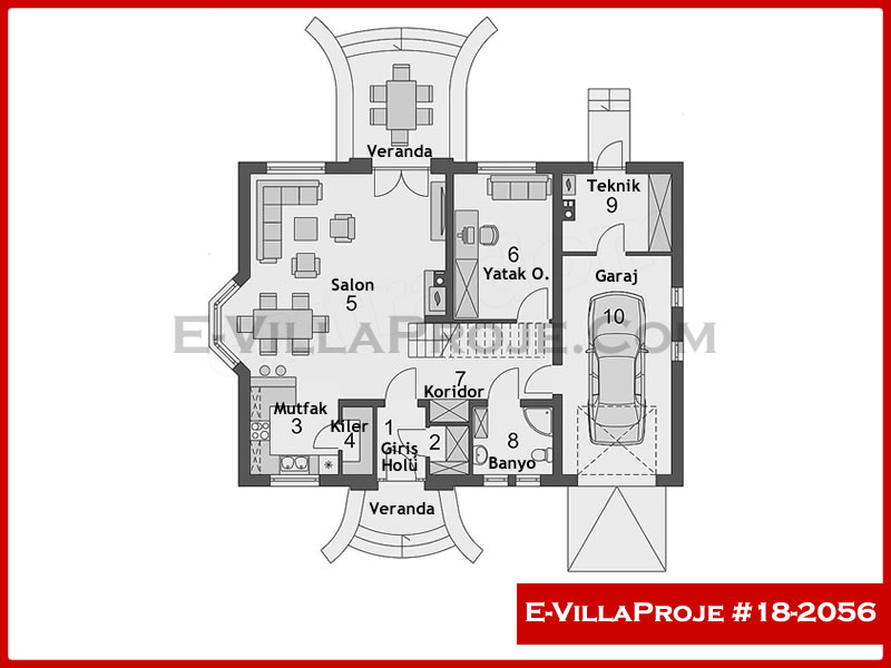 Ev Villa Proje #18 - 2056