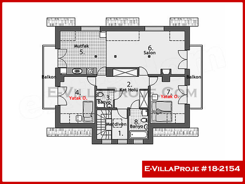 Ev Villa Proje #18 - 2154
