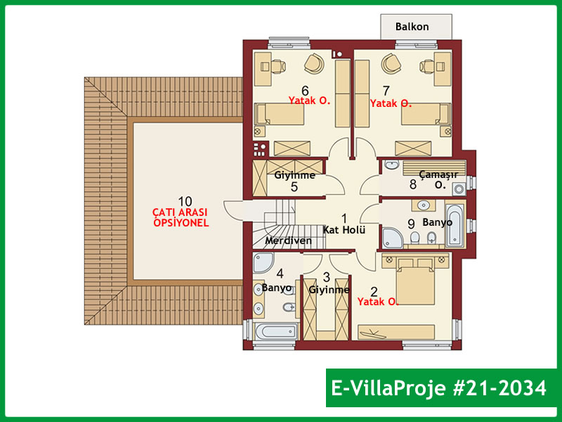 Ev Villa Proje #21 - 2034
