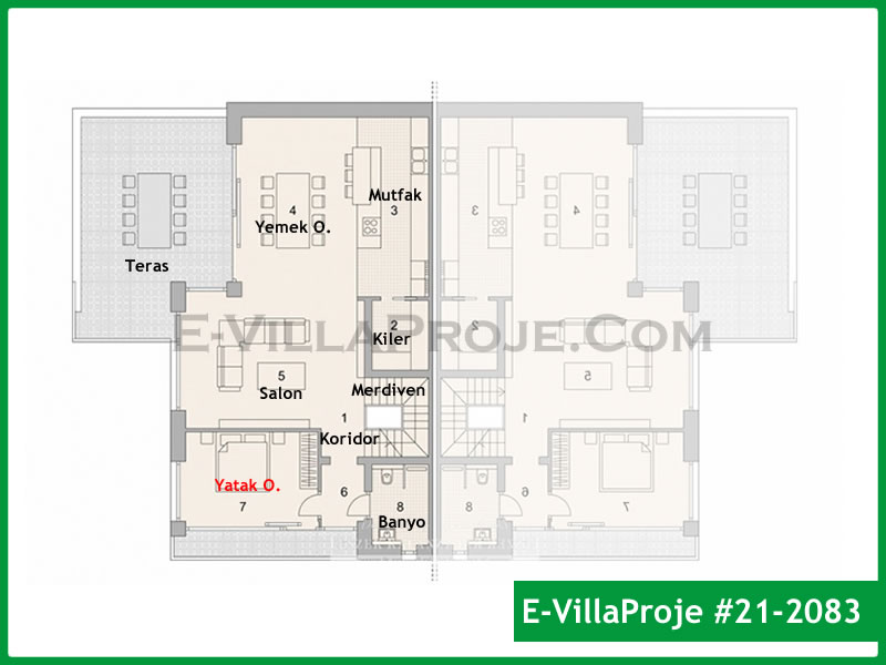 Ev Villa Proje #21 - 2083
