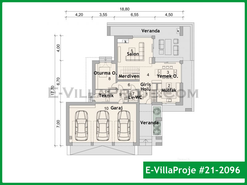 Ev Villa Proje #21 - 2096