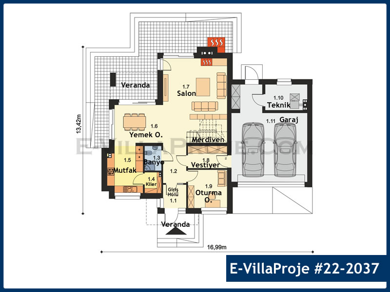 Ev Villa Proje #22 - 2037