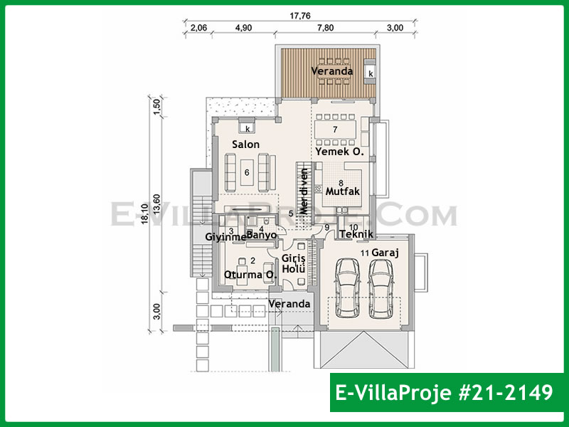 Ev Villa Proje #21 - 2149