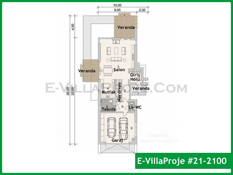 Ev Villa Proje #21 - 2100