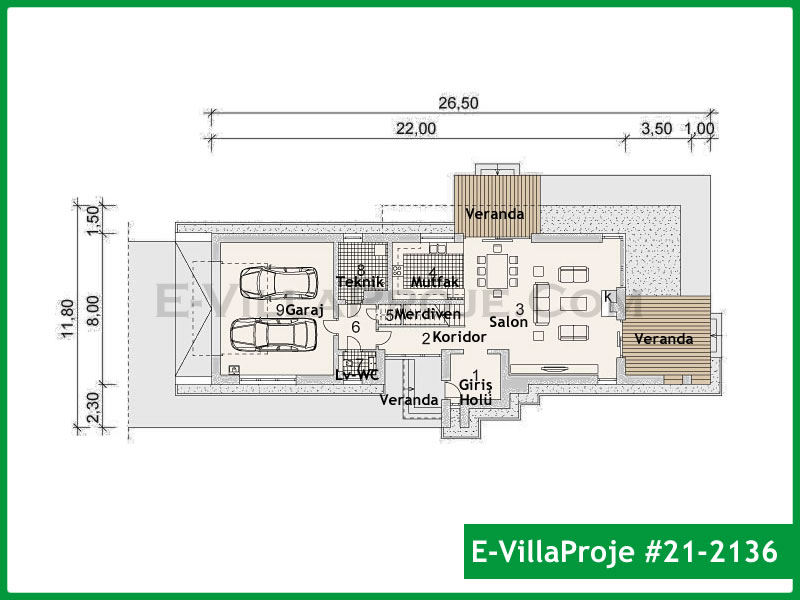 Ev Villa Proje #21 - 2136