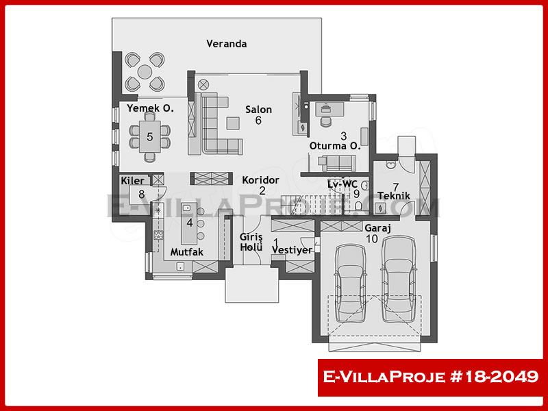 Ev Villa Proje #18 - 2049