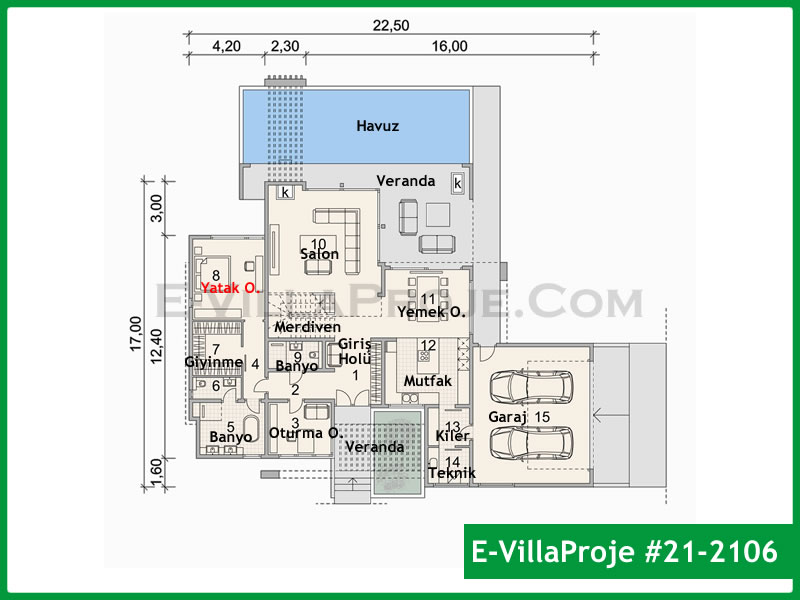Ev Villa Proje #21 - 2106