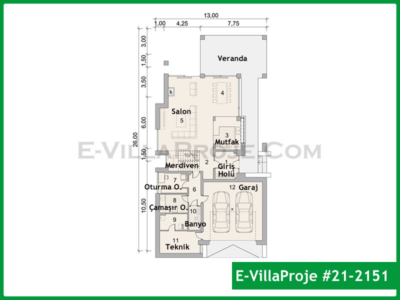 Ev Villa Proje #21 - 2151