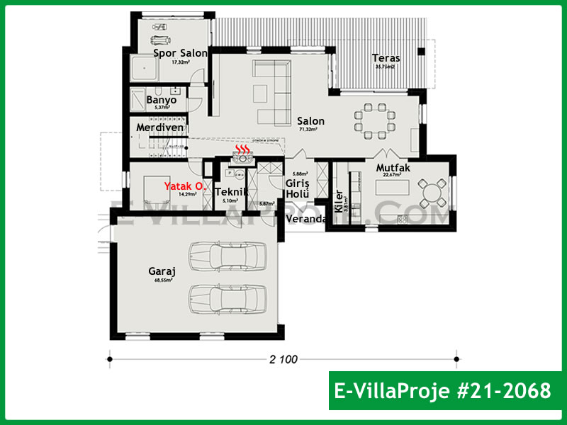 Ev Villa Proje #21 - 2068