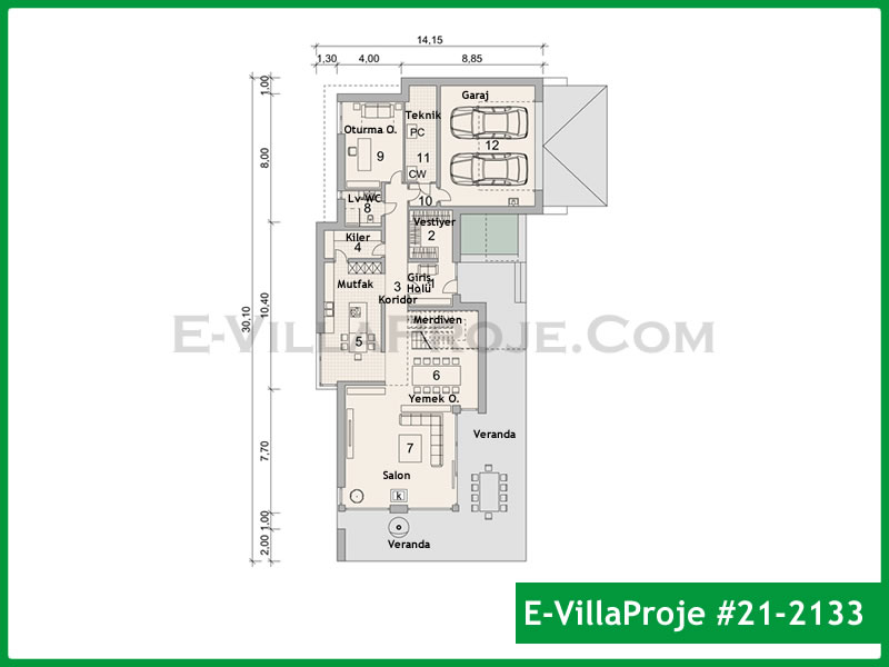 Ev Villa Proje #21 - 2133