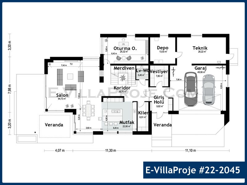 Ev Villa Proje #22 - 2045