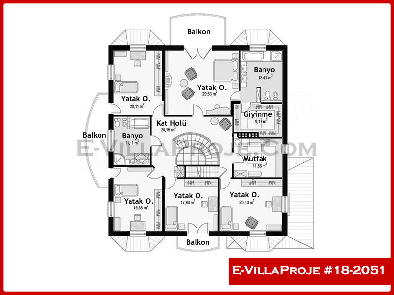 Ev Villa Proje #18 - 2051