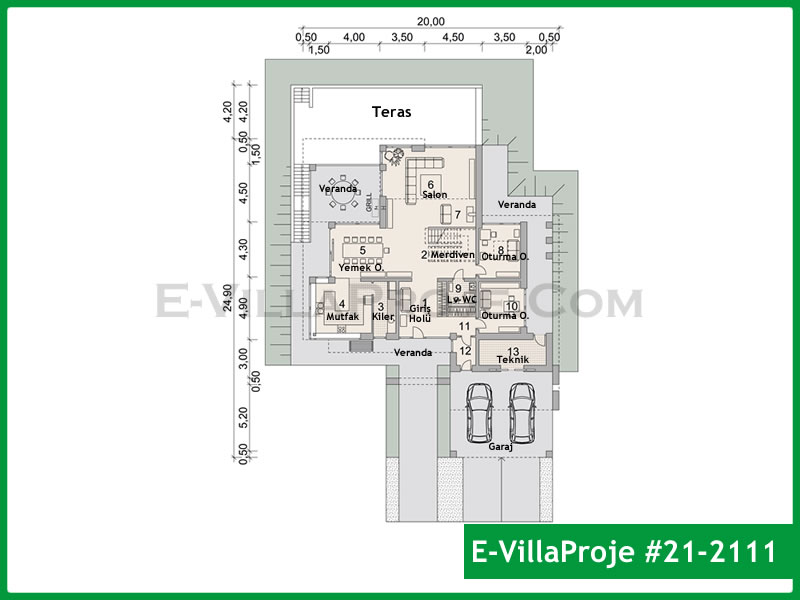 Ev Villa Proje #21 - 2111