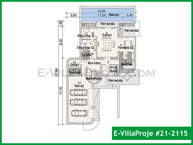 Ev Villa Proje #21 - 2115
