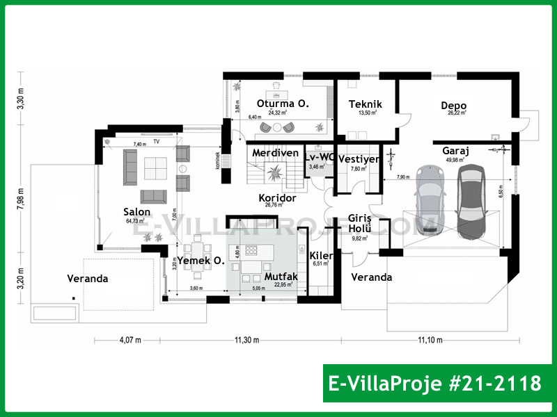 Ev Villa Proje #21 - 2118