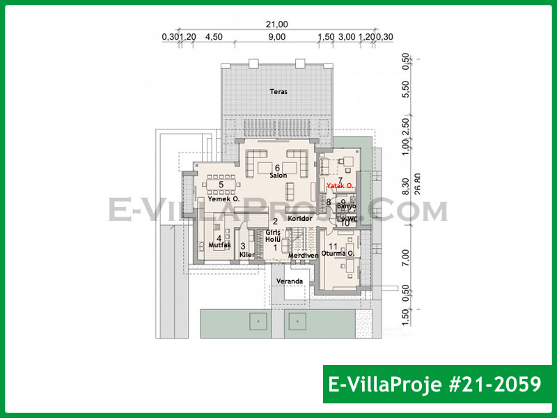 Ev Villa Proje #21 - 2059