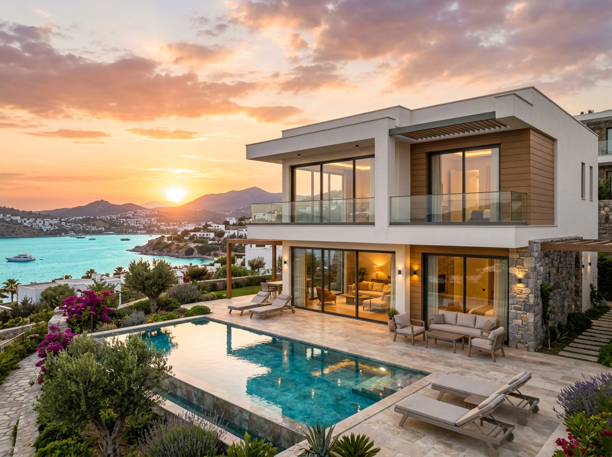 Bodrum Dubleks Çelik Villa