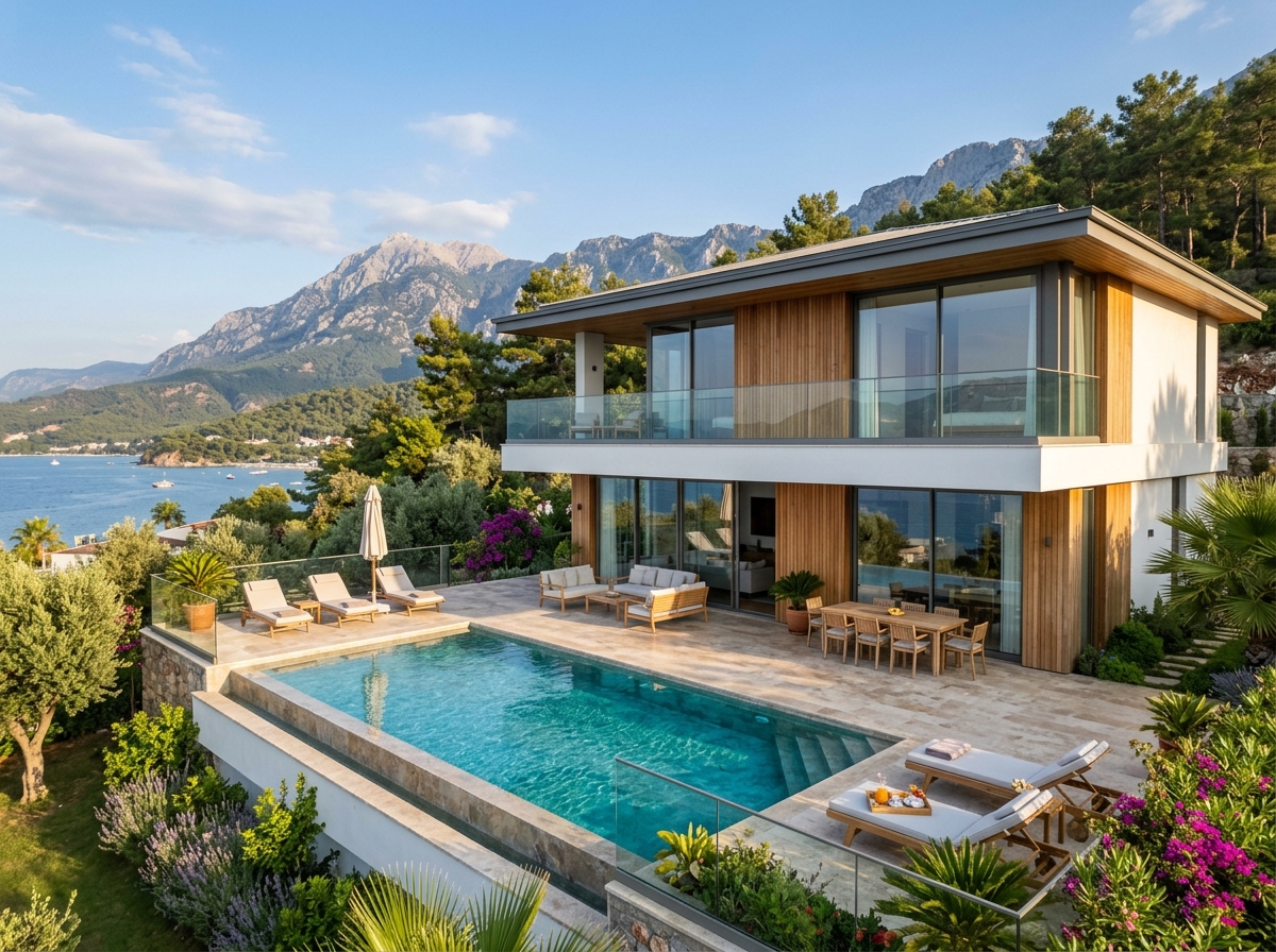 Kemer Havuzlu Çelik Konut